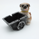 PUPPY WITH GOLD COLLAR ASHTRAY 1CT